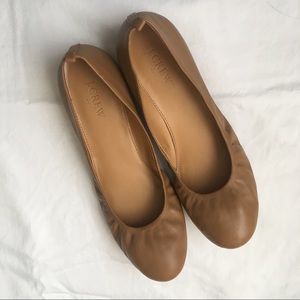 J Crew leather ballet flats